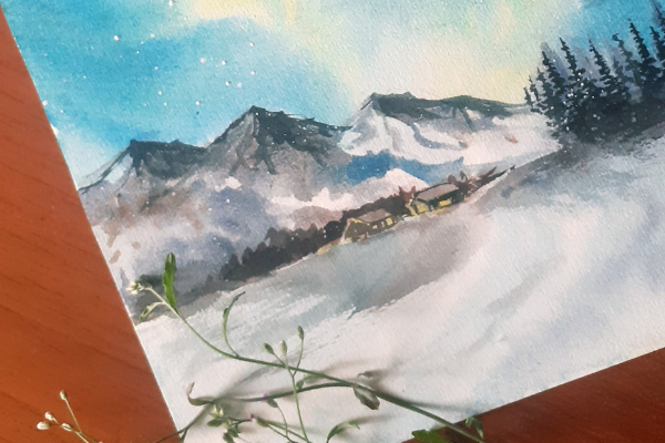 Replay - Northern Lights with Watercolors cover