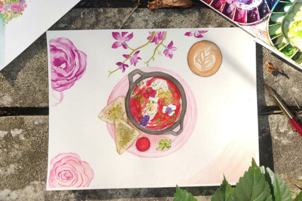 Replay - Food Illustrations 101 - with Watercolors cover