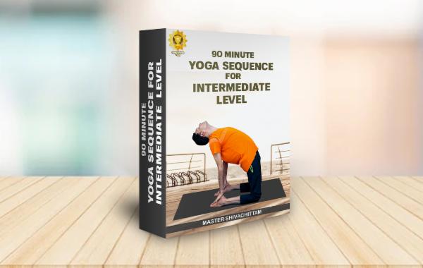 90 MINUTE YOGA SEQUENCE FOR INTERMEDIATE LEVEL cover