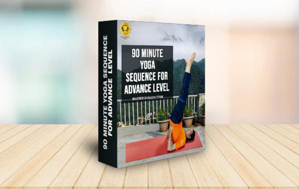 90 MINUTE YOGA SEQUENCE FOR ADVANCE LEVEL cover