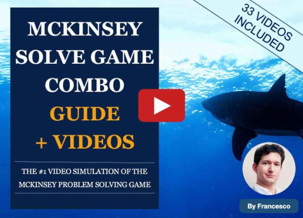 McKinsey Solve Game Combo - 33 Videos + Excel Solvers + Redrock Drills cover