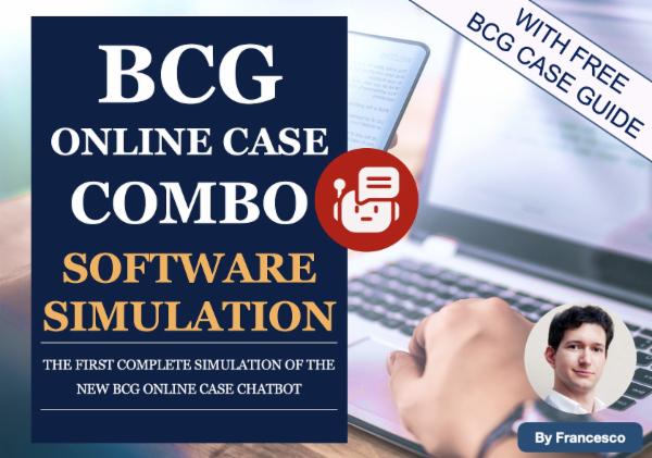 BCG Online Case Combo - With 4 BCG Chatbots cover