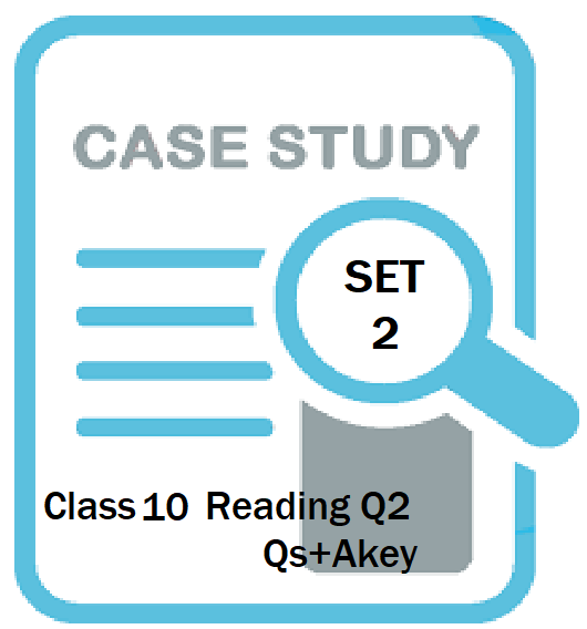 Term II 2021-22 Class 10 Case-based Passage SET 2 cover
