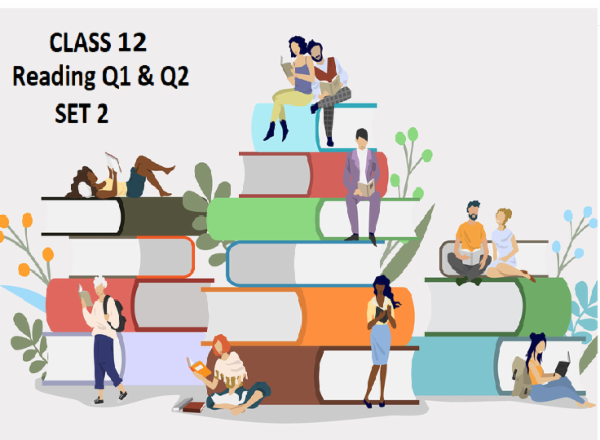 Class 12 Reading Q1 & Q2- Set 2 cover
