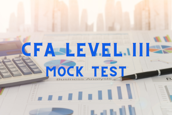 CFA LEVEL III TEST SERIES cover