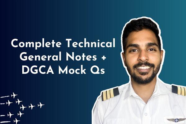 Technical General Notes + DGCA Mock Tests cover