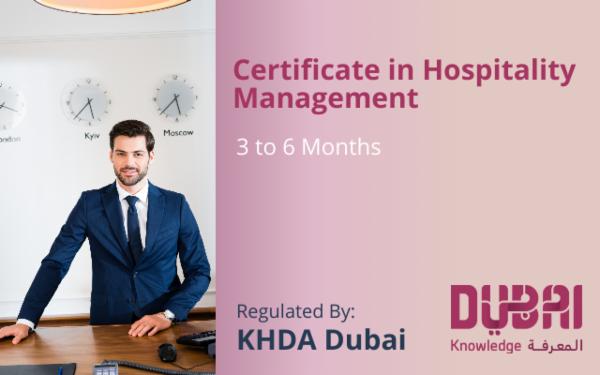 Certificate in Hospitality Management cover