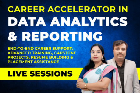 Career Accelerator in - Data Analytics & Reporting cover