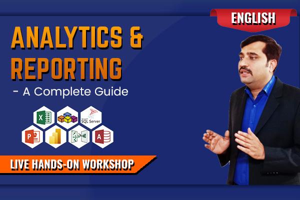 LIVE HANDS-ON WORKSHOP - ANALYTICS & REPORTING (A Complete Guide) cover