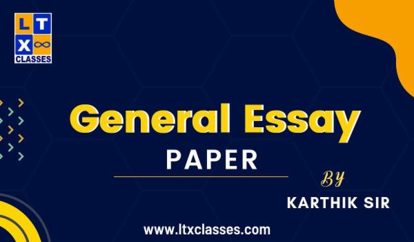 UPSC General Essay cover