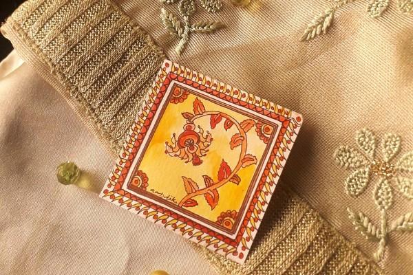 Replay - Minimalist Kalamkari Painting cover