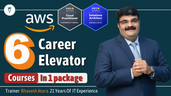 AWS Cloud - 6 Courses In 1 Package cover