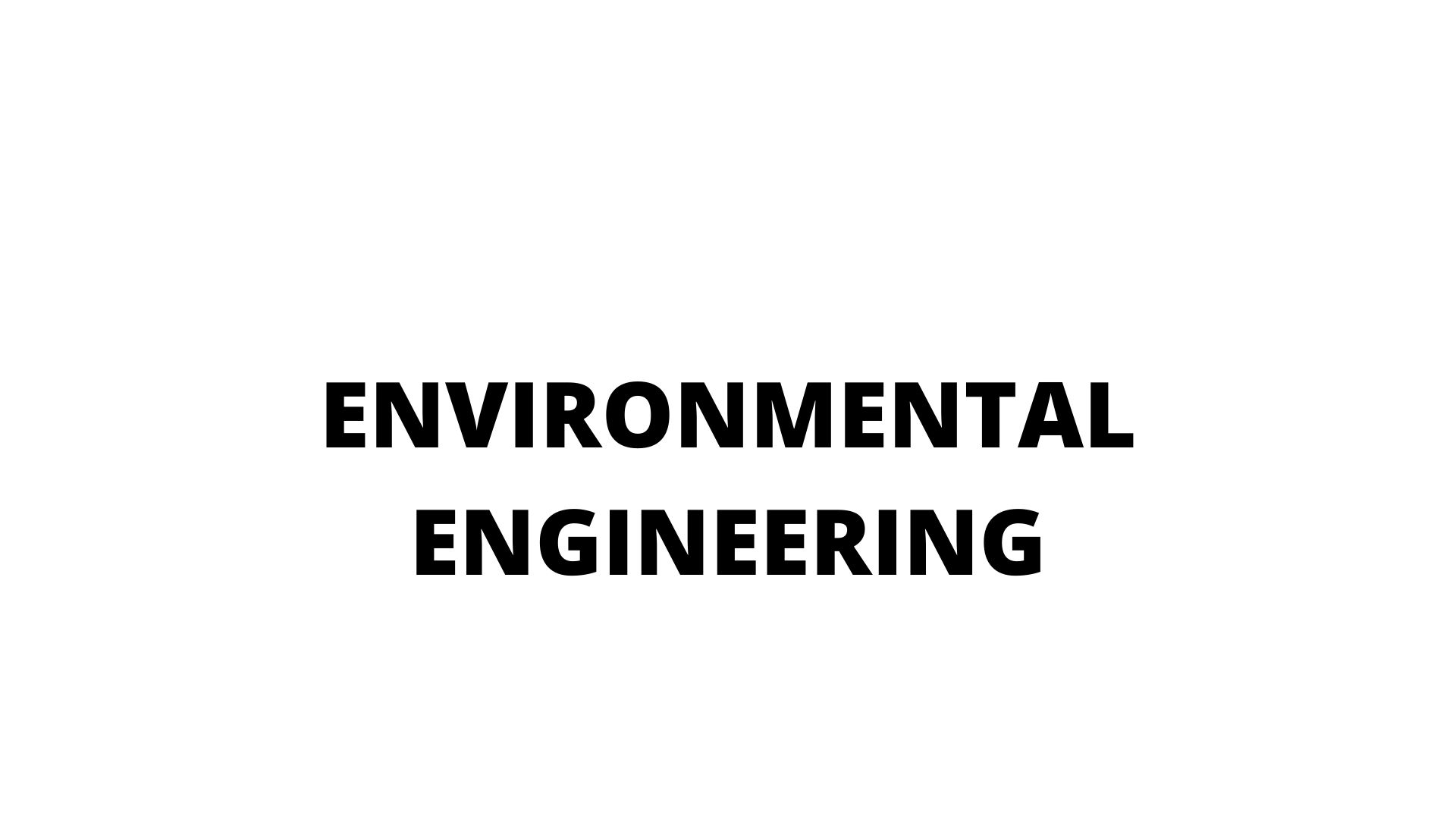 ENVIRONMENTAL ENGINEERING cover