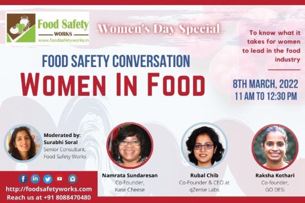 Food Safety Conversation: Women In Food - Women's Day 2022 Special cover
