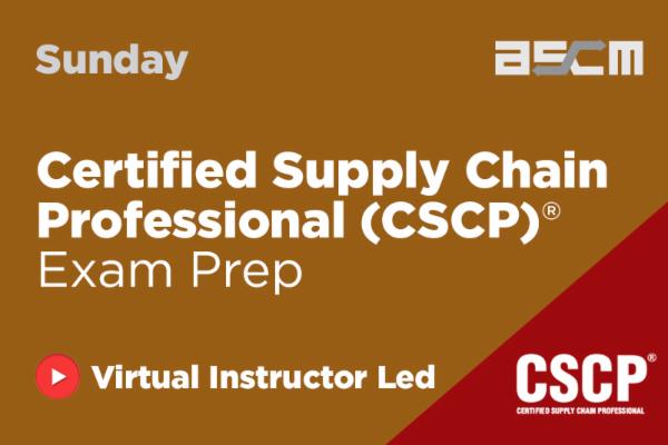Certified Supply Chain Professional (CSCP) cover