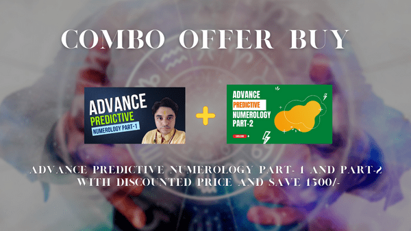 All in one package of Numerology 1 & 2 cover