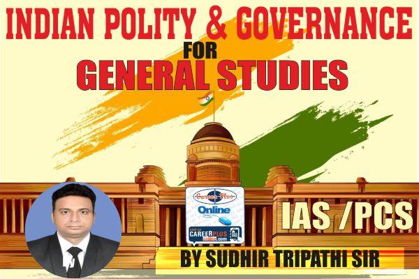 Indian Polity & Governance for G.S. in English Medium By Sudhir Sir cover