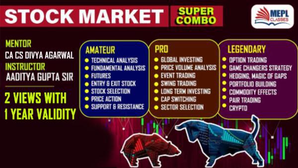 STOCK MARKET - SUPER COMBO ( AMATEUR + PRO + LEGENDARY) COURSE - FOR LAPTOP/DESKTOP (WINDOWS ONLY) cover