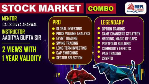 STOCK MARKET - COMBO ( PRO + LEGENDARY) COURSE - FOR LAPTOP/DESKTOP (WINDOWS ONLY) cover