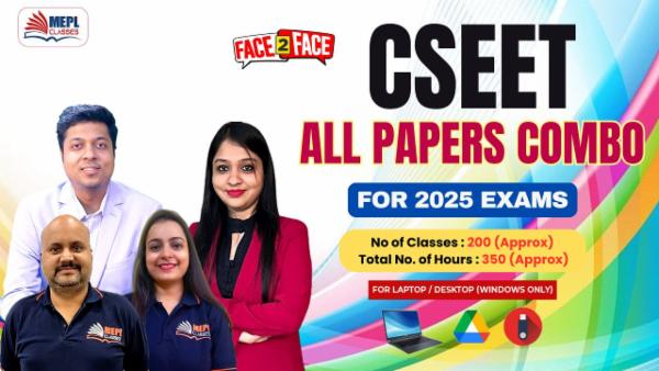 CSEET - FACE TO FACE BATCH - FOR LAPTOP/DESKTOP (WINDOWS ONLY) cover