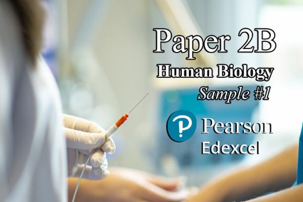 Sample 1 PAPER 2B - HUMAN Biology EDEXCEL cover