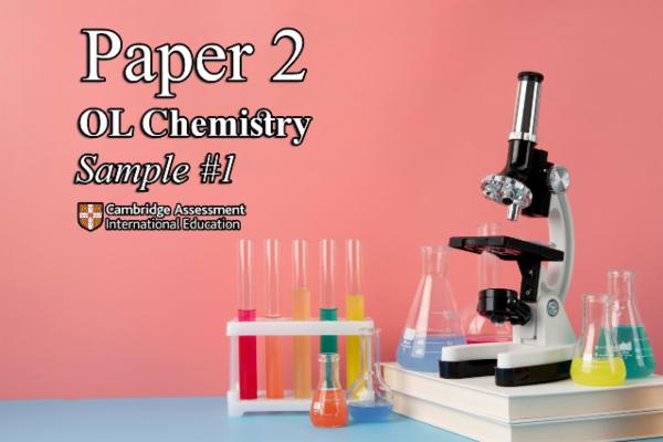 Sample 1 PAPER 2 - OL Chemistry CAMBRIDGE cover