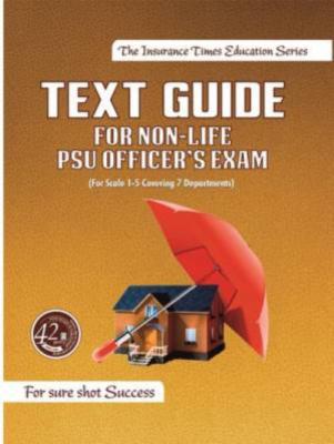 Text Guide for Non Life PSU Officers Exam cover