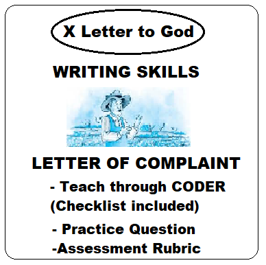 Letter to God-WRITING SKILLS cover