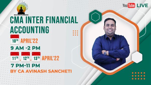 Financial Accounting Marathon | CMA Inter cover