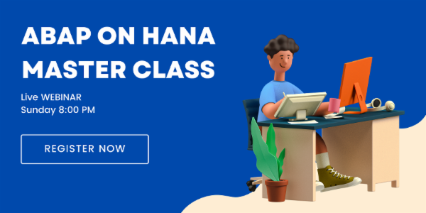 ABAP ON HANA MASTER CLASS cover
