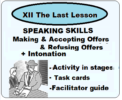 The Last Lesson - SPEAKING SKILLS cover