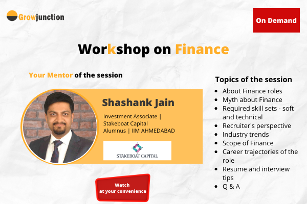 Finance Workshop by Stakeboat Capital Investment Associate cover
