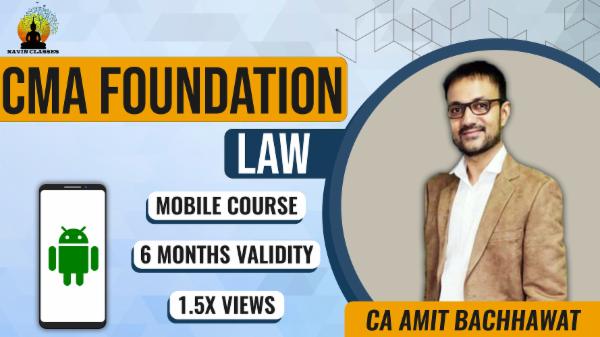 CMA FOUNDATION BUSINESS LAW JUNE'23- Mobile Course cover