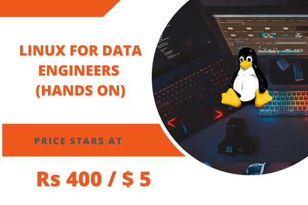 Linux for Data Engineers (Hands On) cover