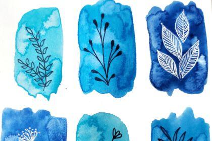 Recording - Therapeutic Watercolor Illustration cover