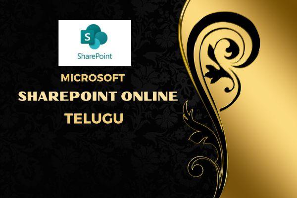 SharePoint Online in Telugu cover