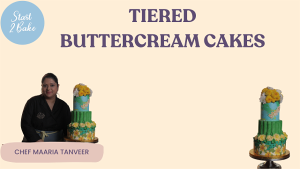 3 Tiered Buttercream Cakes cover