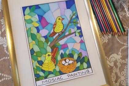 Recording - Make a colorful Mosaic Painting! cover