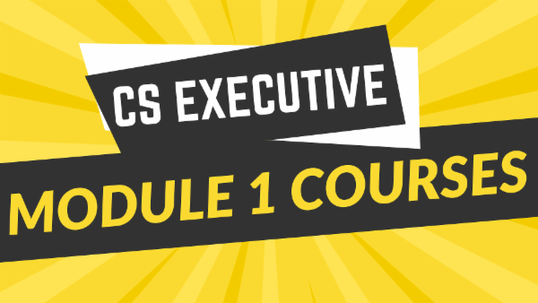 CS Executive - Module 01 cover
