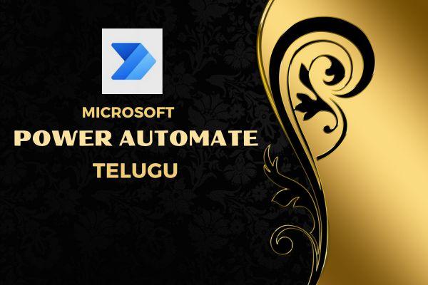 Power Automate in Telugu cover