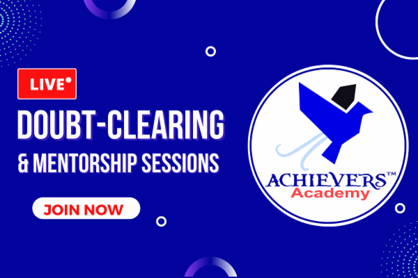 Live Doubt-Clearing & Mentorship Sessions cover