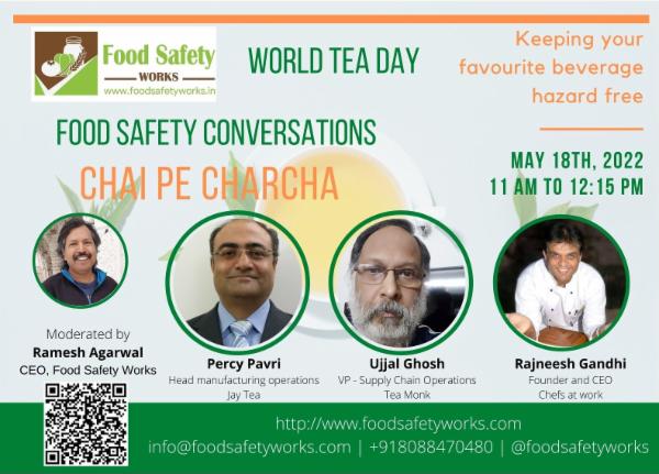 Food Safety Conversation: Chai Pe Charcha - World Tea Day special cover