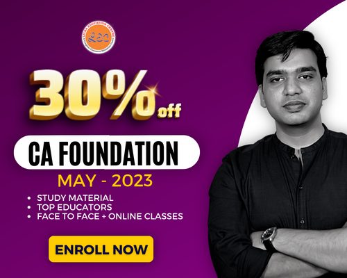 CA FOUNDATION MAY 2023 cover