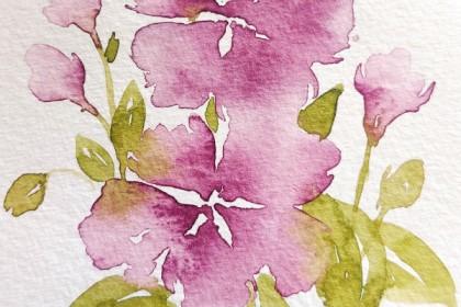 Recording - Loose Watercolor Florals Making cover