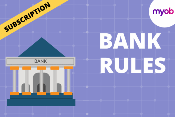 BANK RULES cover