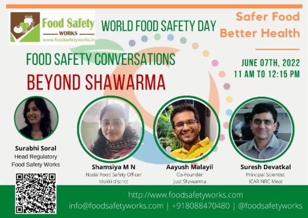 Food Safety Conversation: Beyond Shawarma - Safer Food Better Health cover
