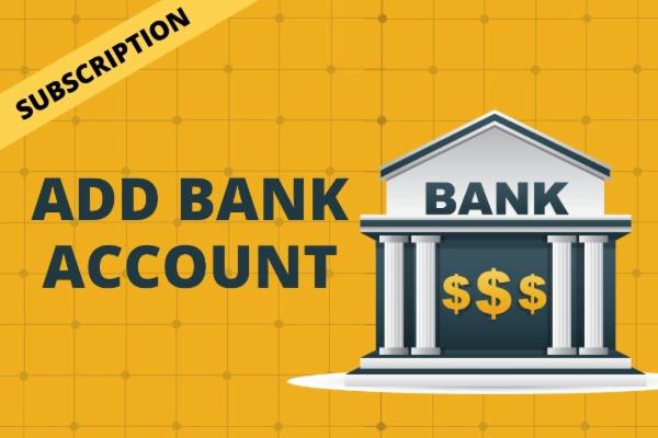 ADDING BANK ACCOUNT cover