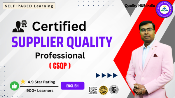 Certified Supplier Quality Professional(CSQP) English cover