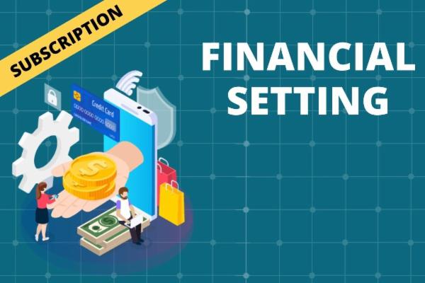 FINANCIAL SETTINGS cover