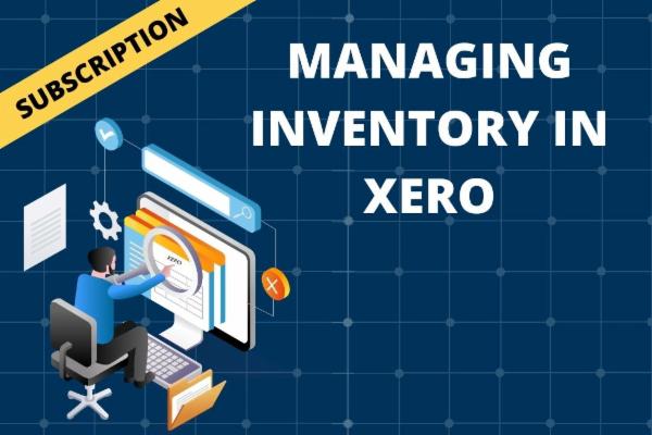 MANAGING INVENTORY IN XERO cover